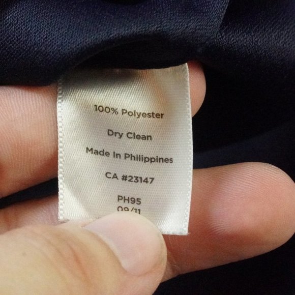 COPY - Talbots Midi Shirt Dress Womens 16 Blue Work Office Attire - Picture 6 of 13